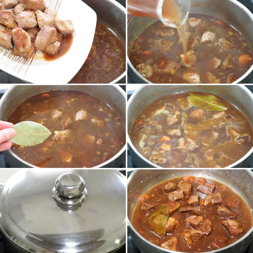 Estofado de ternera con cerveza Guinness - Paso 6