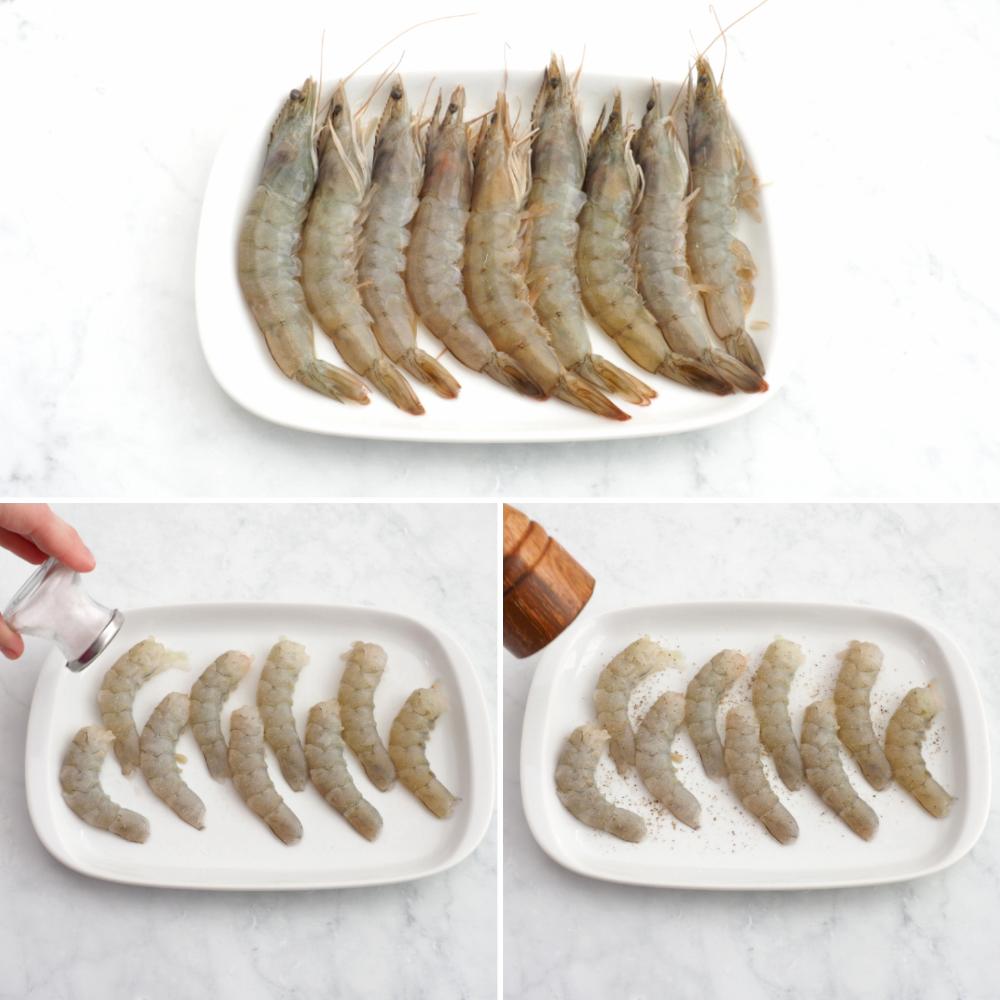 Langostinos rebozados crujientes - Paso 1