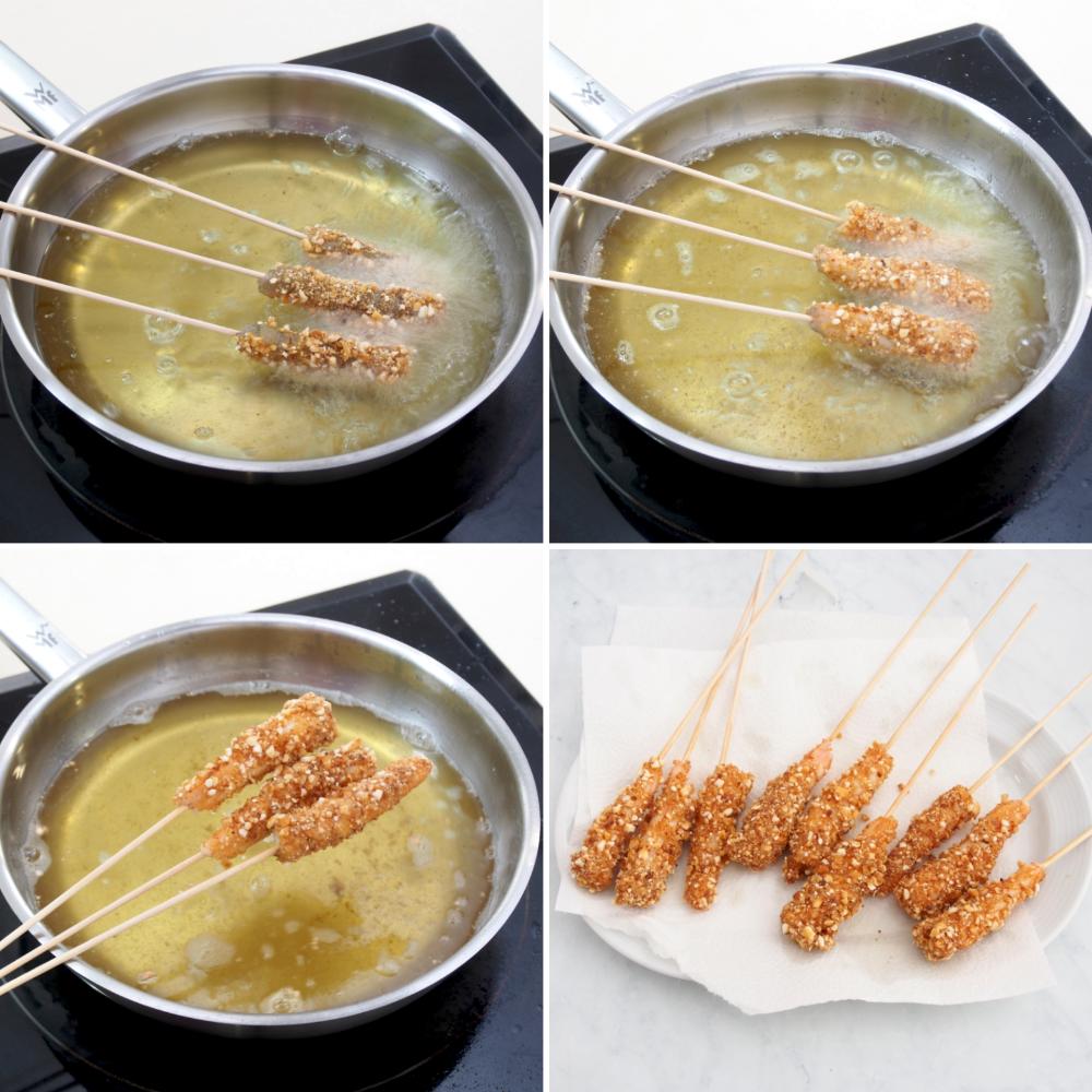 Langostinos rebozados crujientes - Paso 4