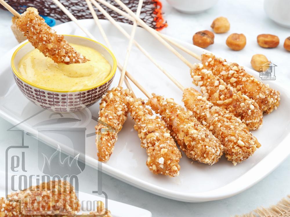 Langostinos rebozados crujientes