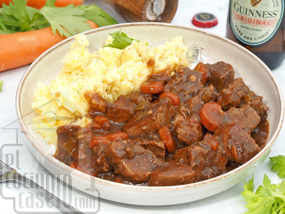 Estofado de ternera con cerveza Guinness