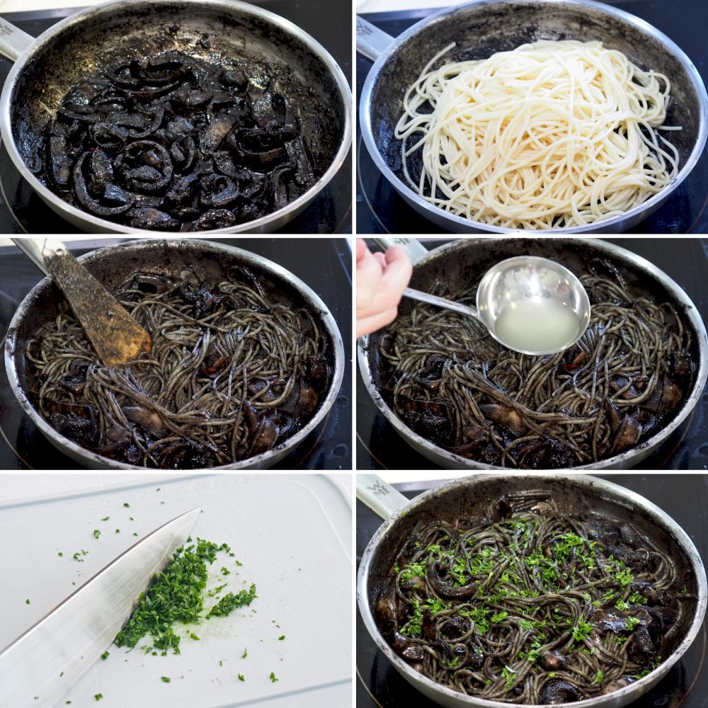 Spaghetti al nero di seppia - Paso 6