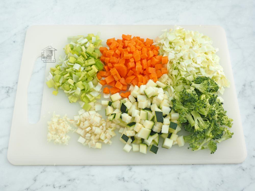 Sopa de verduras - Paso 1