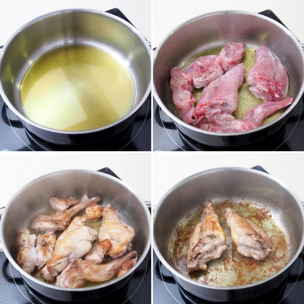 Conejo en salsa de almendras - Paso 4