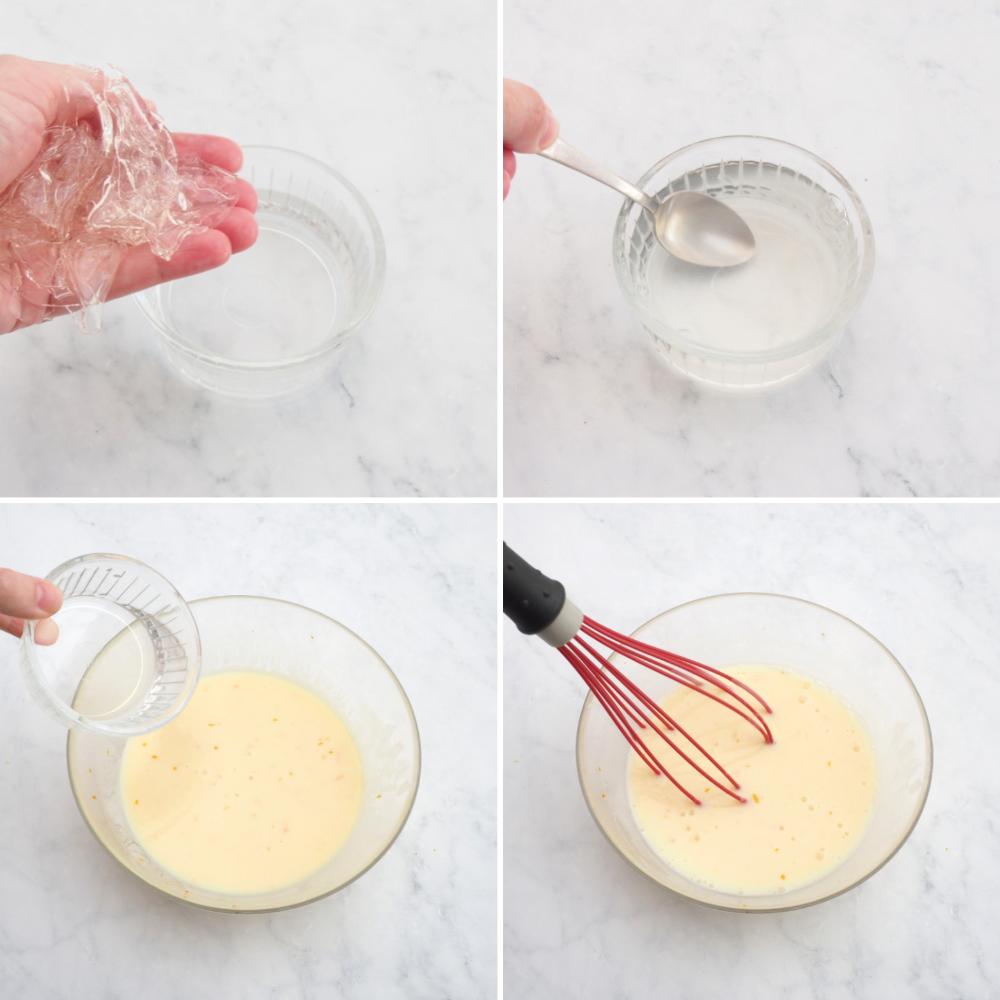 Mousse de naranja - Paso 3