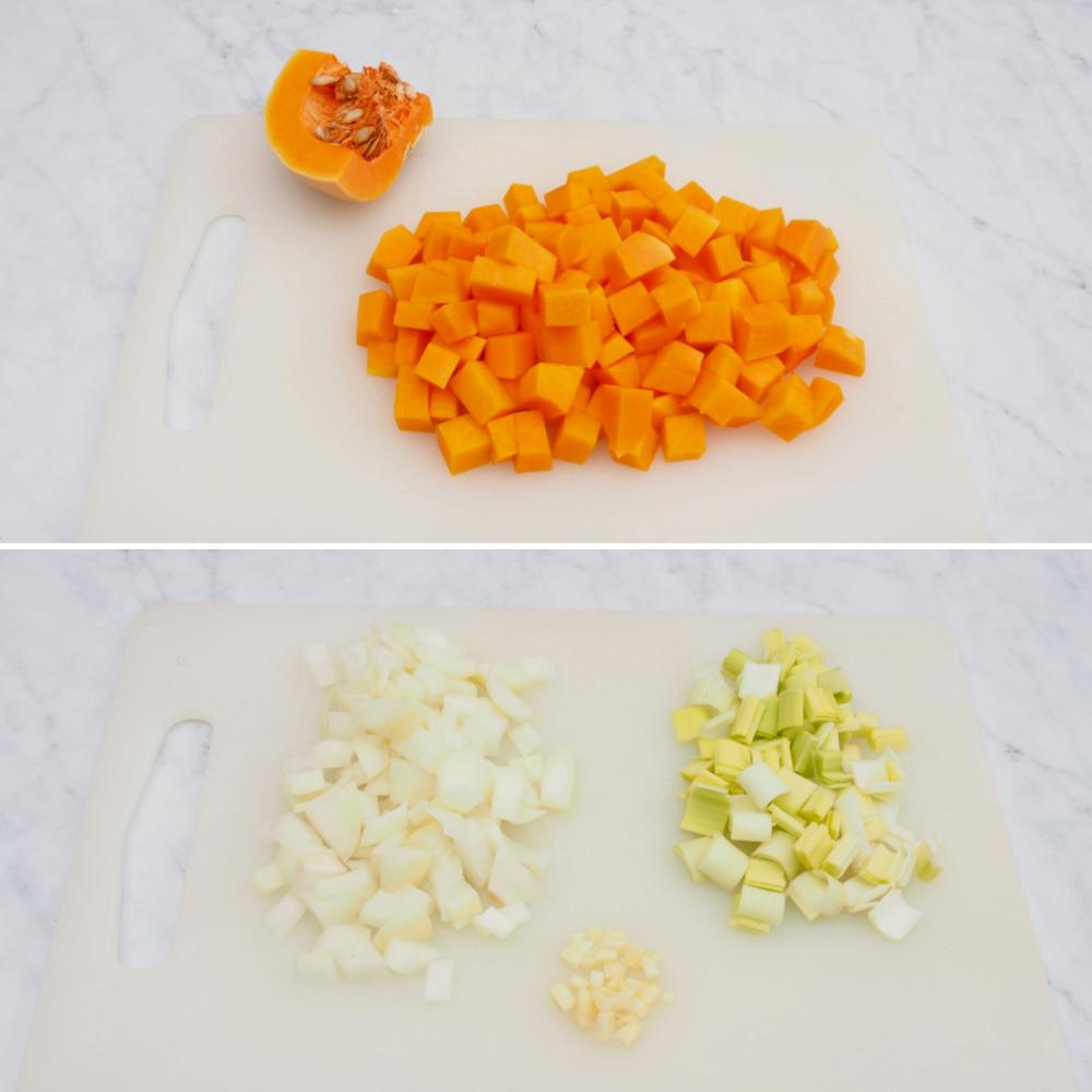 Crema de calabaza - Paso 1