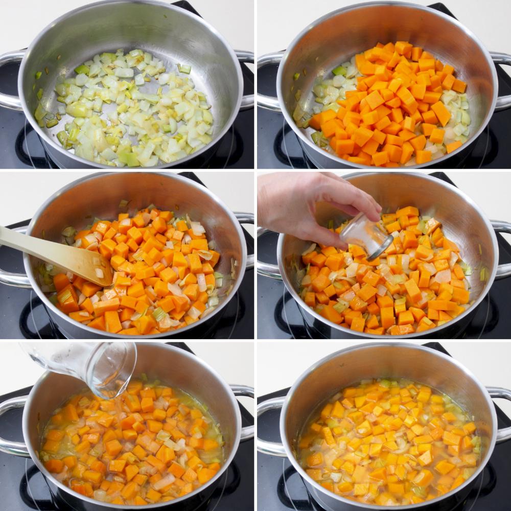 Crema de calabaza - Paso 3