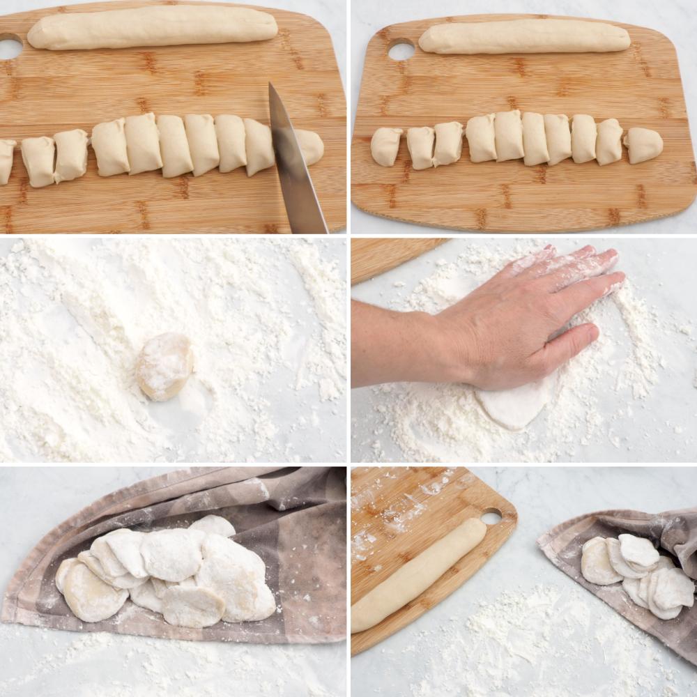 Masa para gyozas - Paso 4