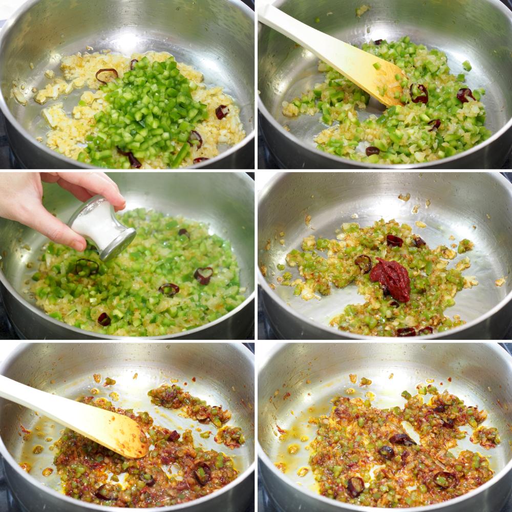 Calamares guisados con patatas - Paso 3