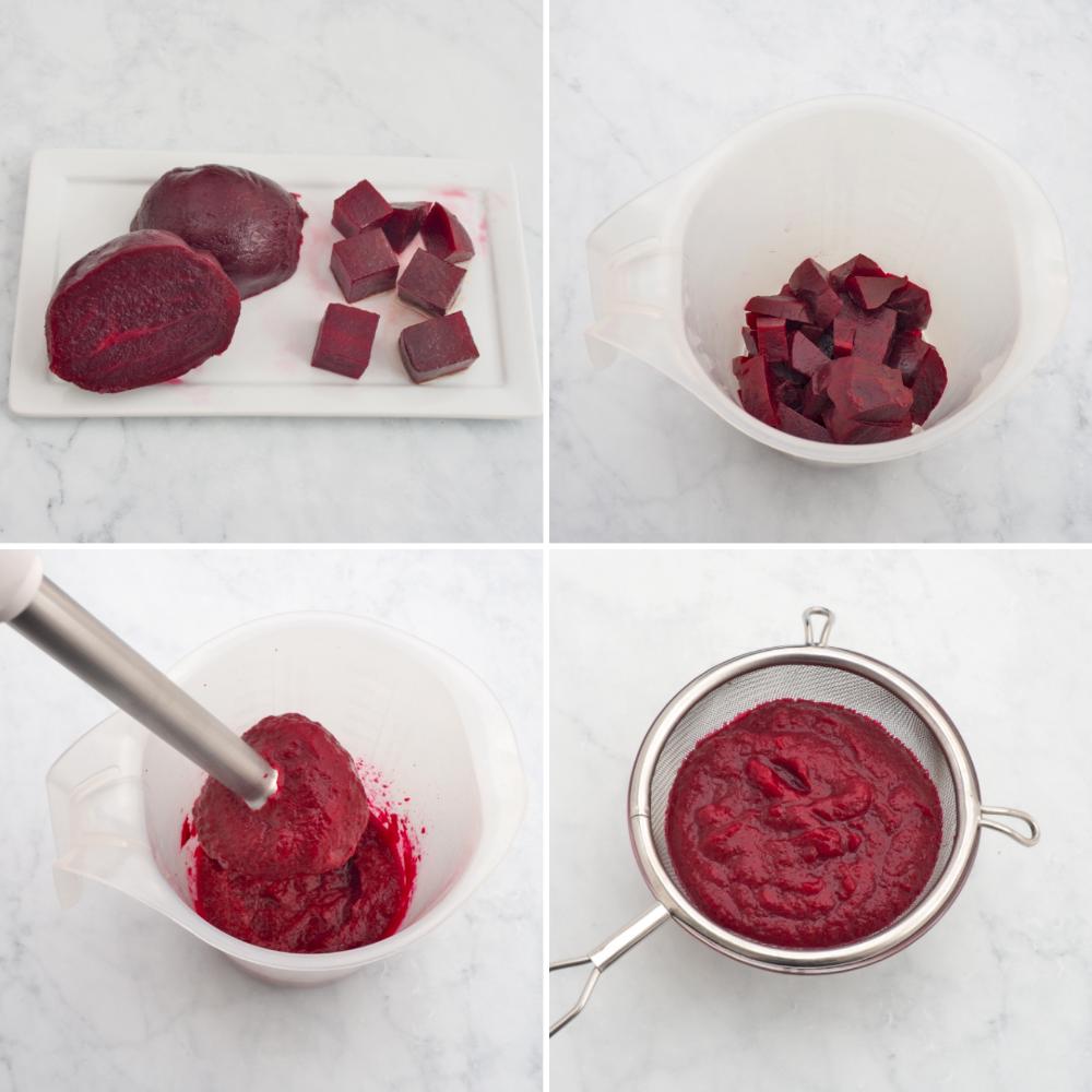 Bizcocho de remolacha - Paso 2