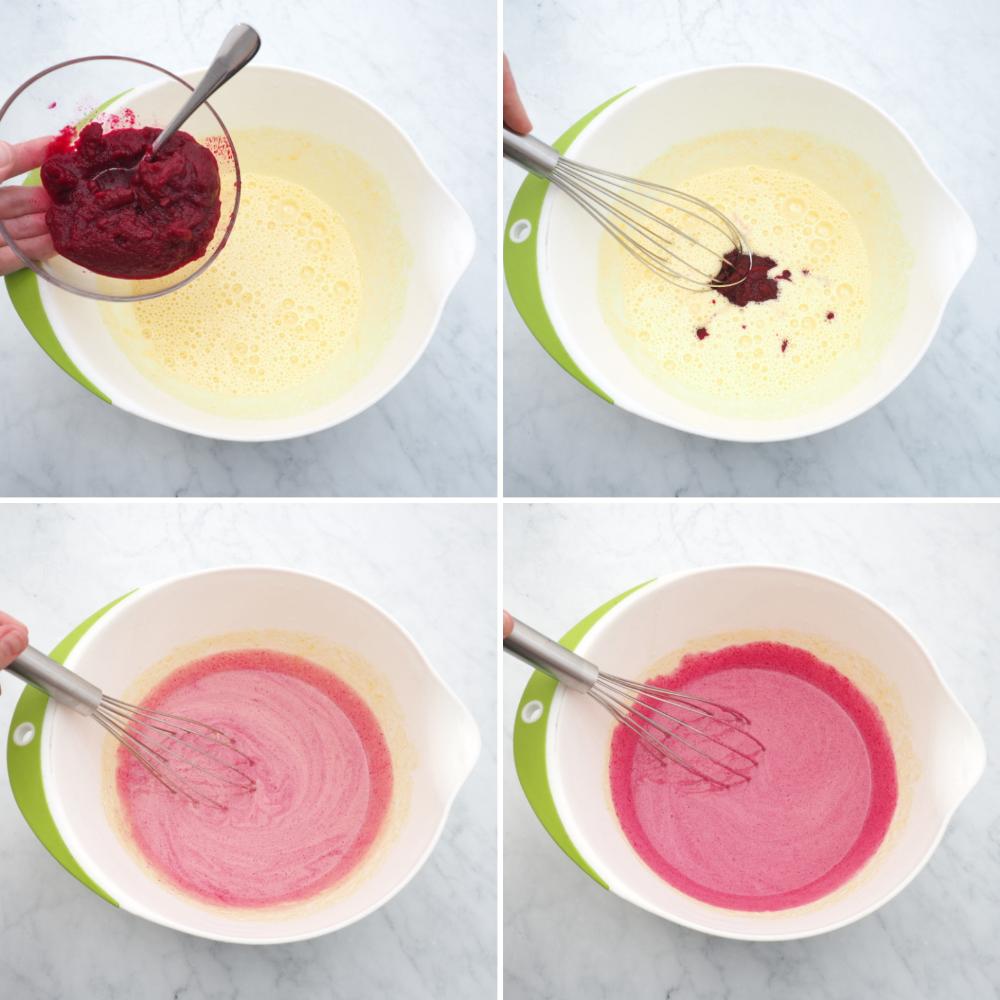 Bizcocho de remolacha - Paso 4