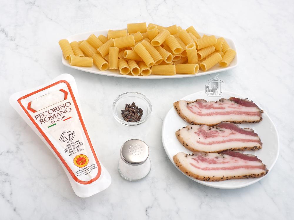 Pasta alla gricia - Paso 1