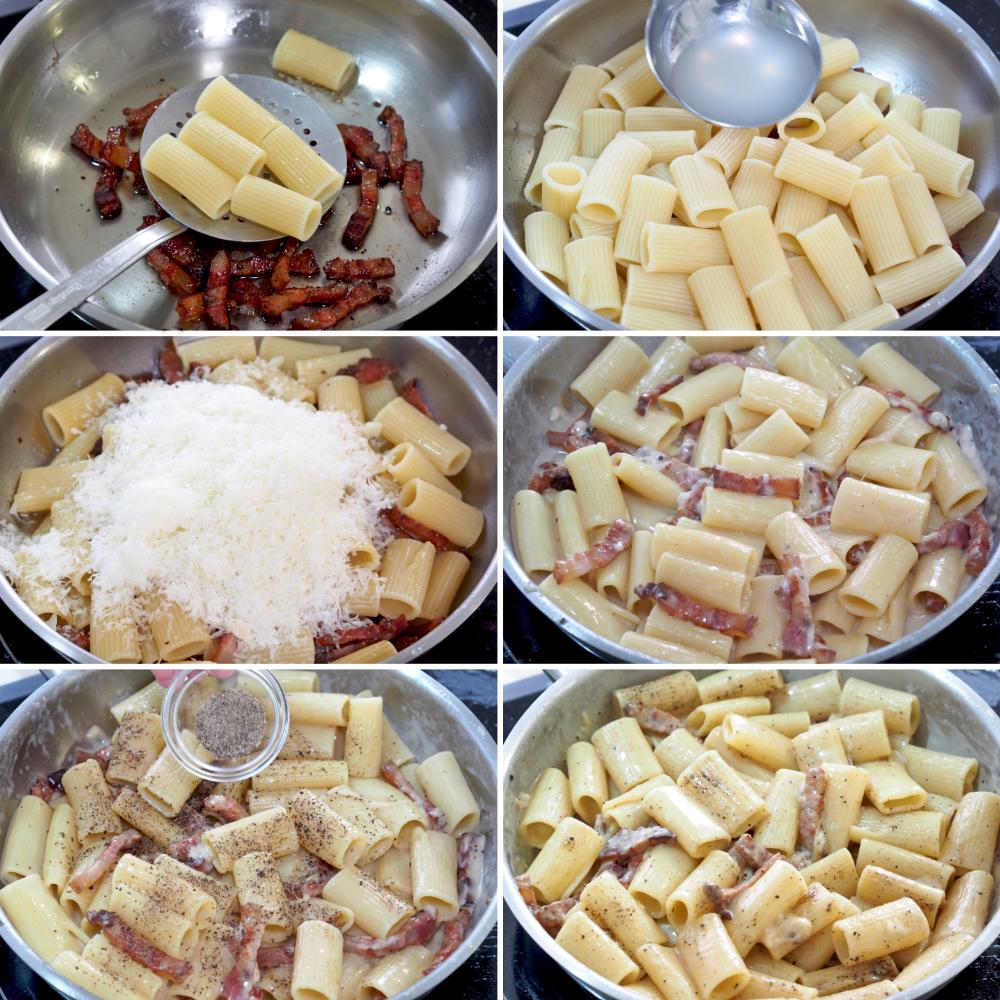 Pasta alla gricia - Paso 4