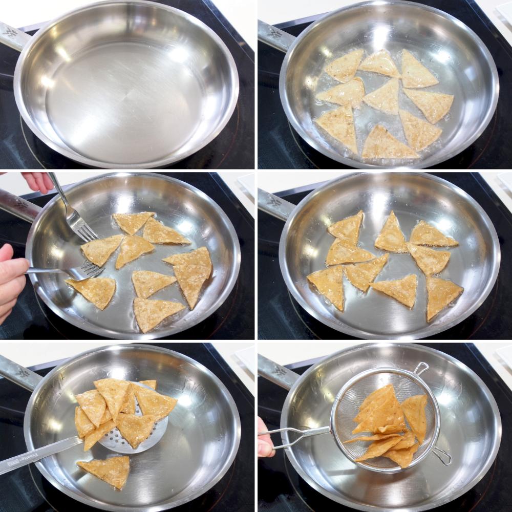 Chilaquiles verdes - Paso 3