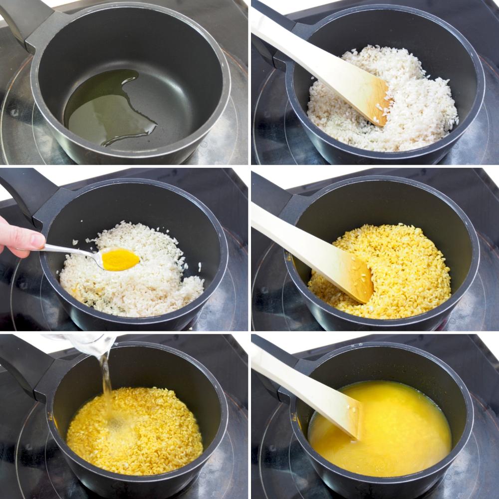 Arroz con camarones colombiano - Paso 2