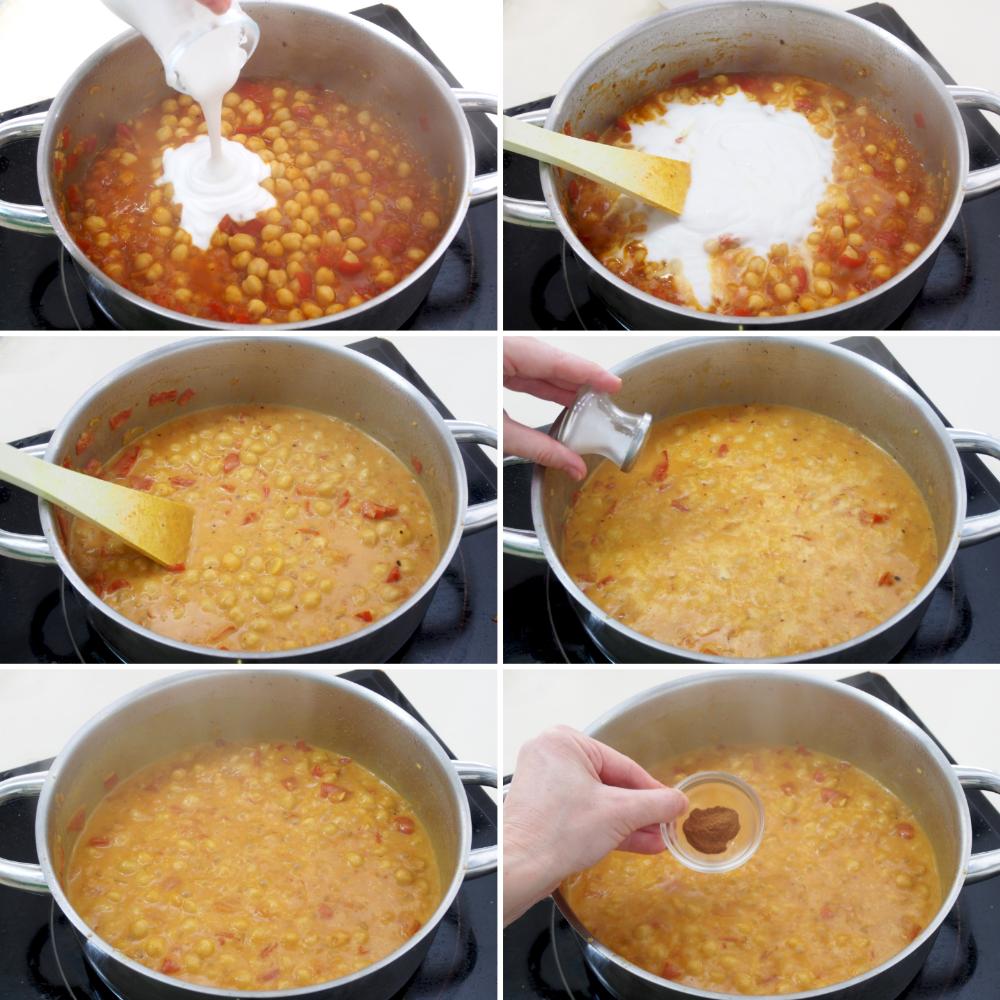 Curry de garbanzos - Paso 5