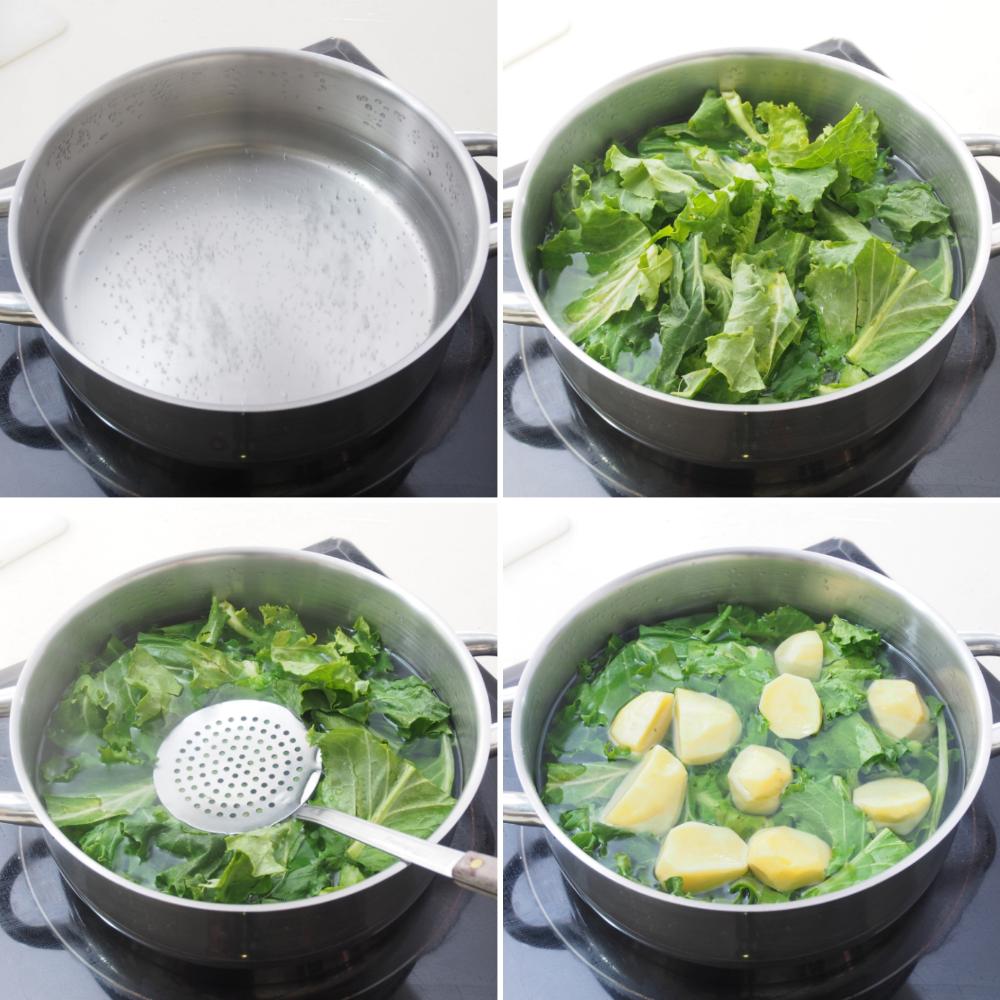 Xenos con patatas y chorizo - Paso 3