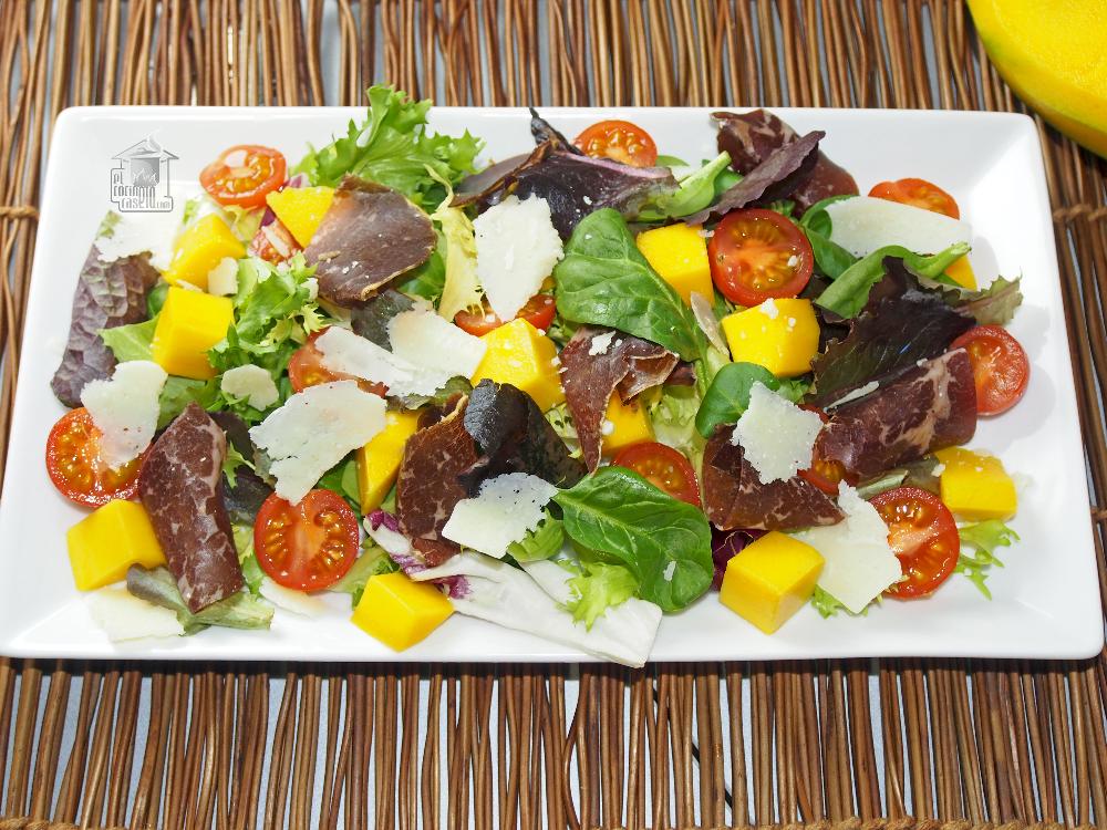 Ensalada de mango y cecina - Paso 2