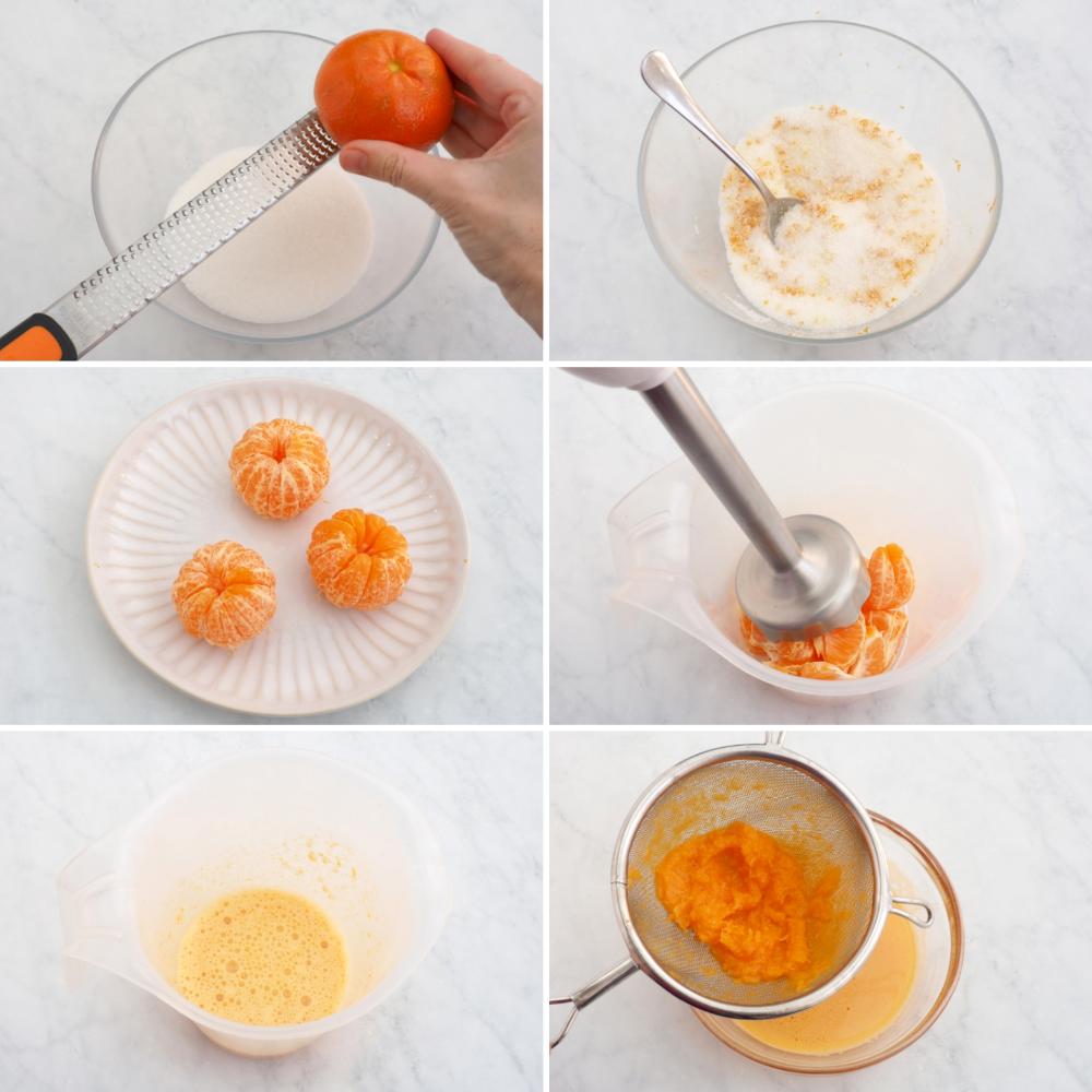 Bizcocho de mandarina - Paso 1