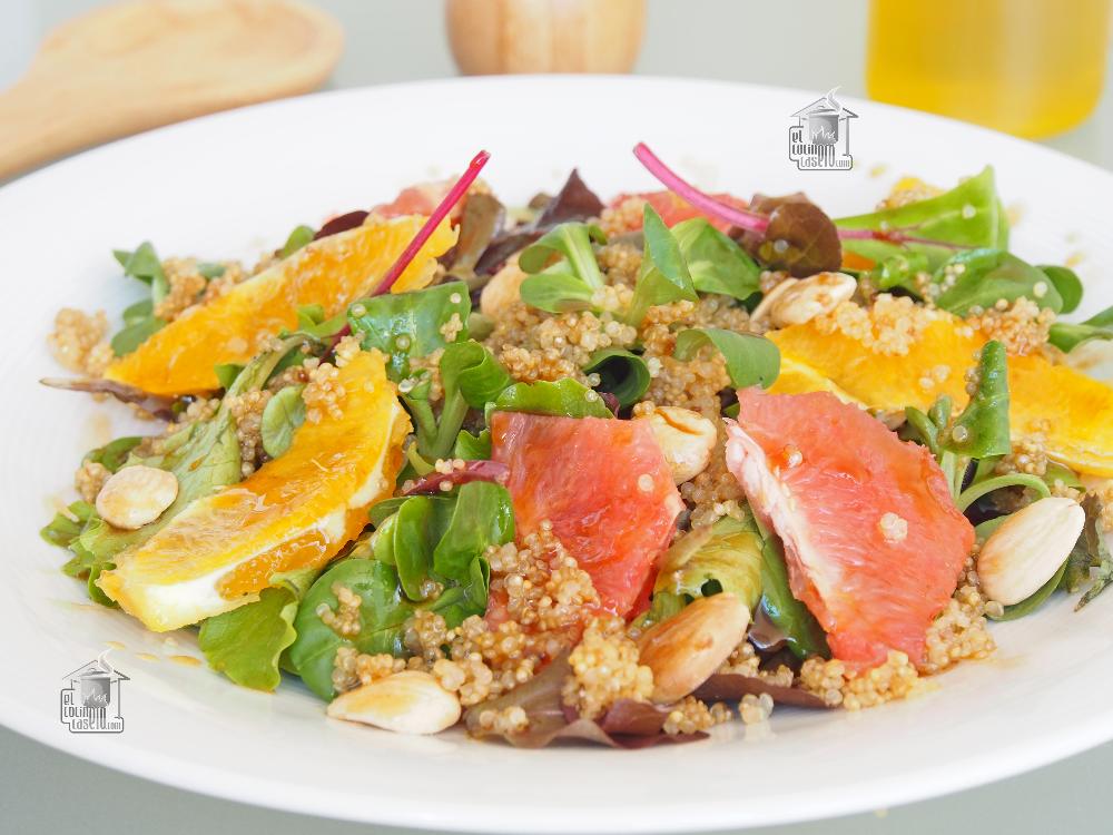 Ensalada de quinoa y cítricos