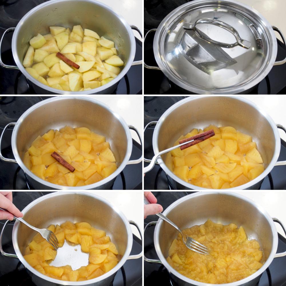 Compota de manzana casera - Paso 3