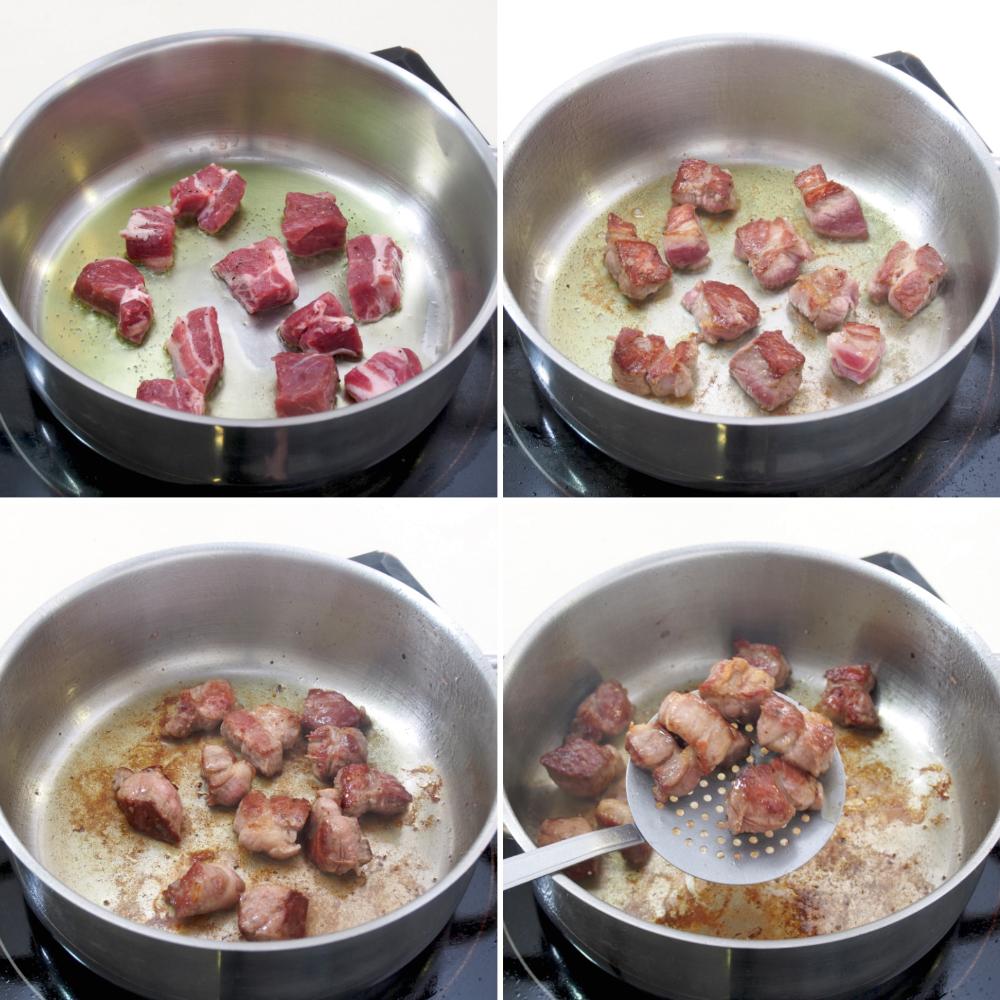 Estofado de cerdo con patatas - Paso 2