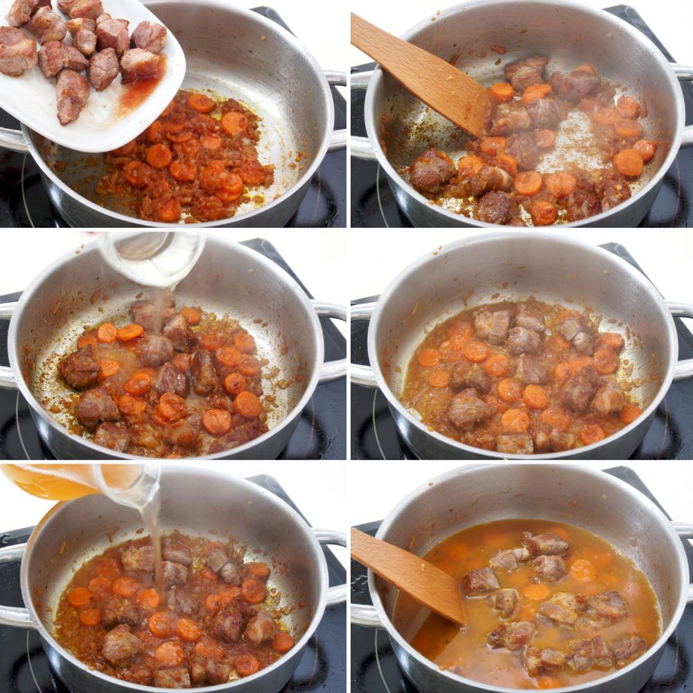 Estofado de cerdo con patatas - Paso 5