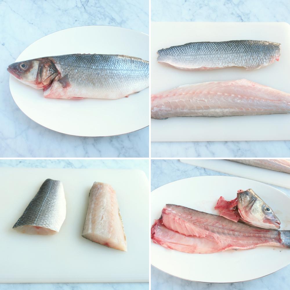 Lubina a la plancha - Paso 1