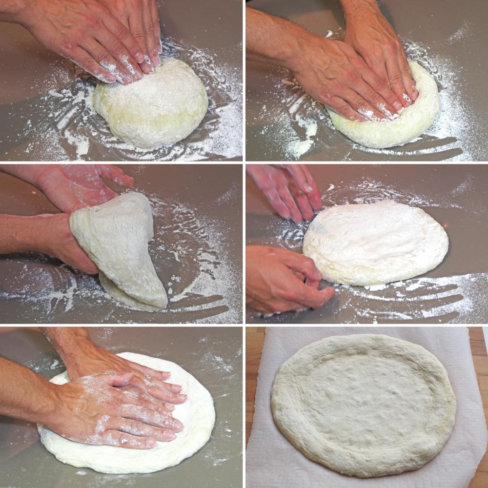 Pizza cuatro estaciones - Paso 1