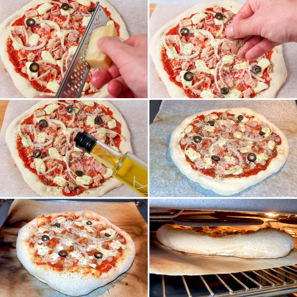 Pizza de atún - Paso 4