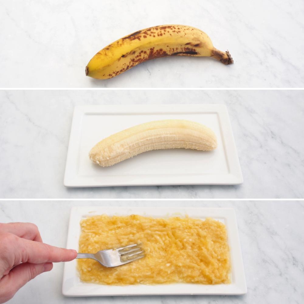 Magdalenas de plátano y pepitas de chocolate - Paso 1