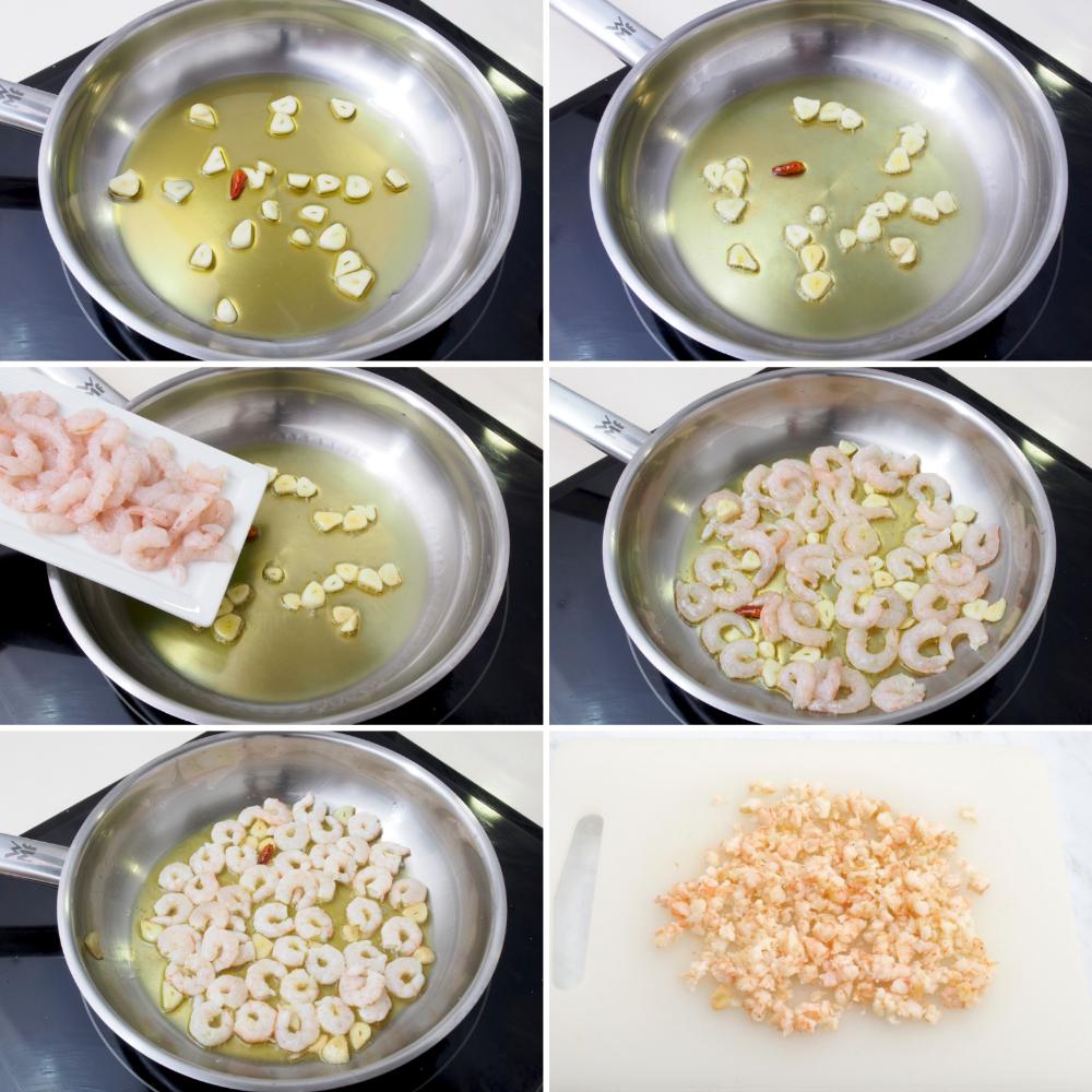 Croquetas de gambas al ajillo - Paso 2