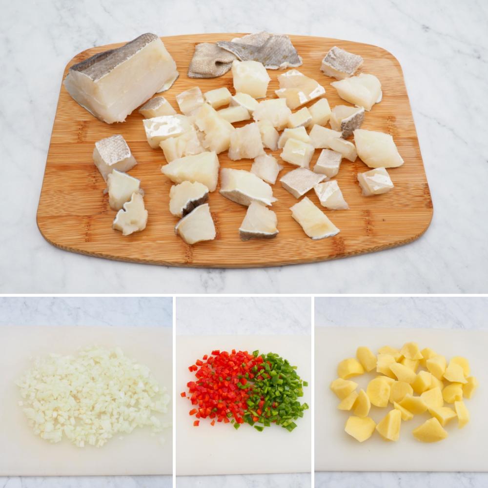 Patatas con bacalao - Paso 2