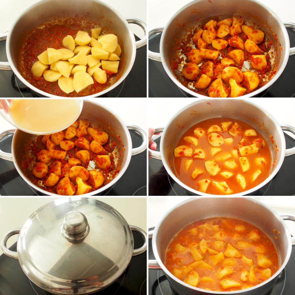 Patatas con bacalao - Paso 5