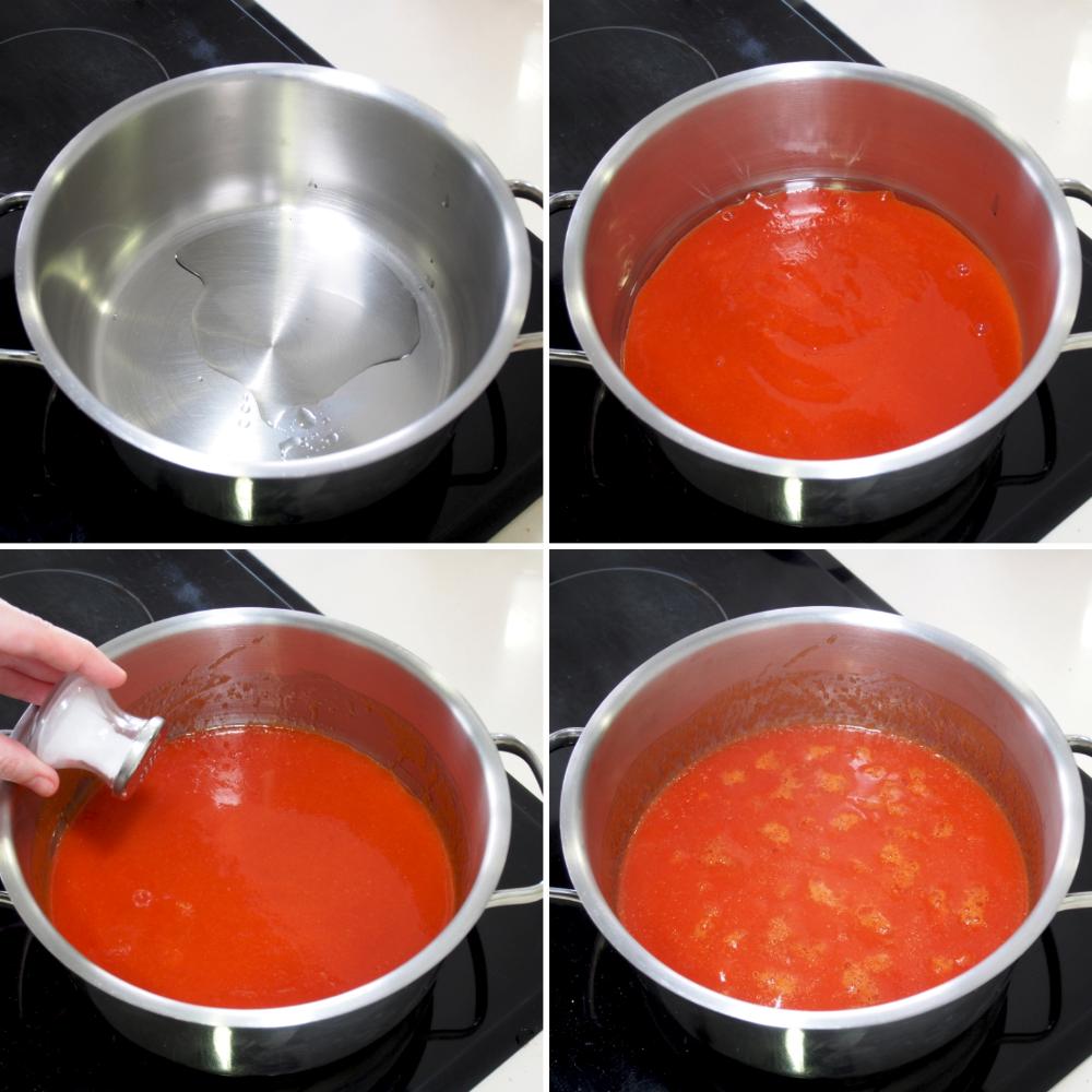 Sopa de tortilla - Paso 3