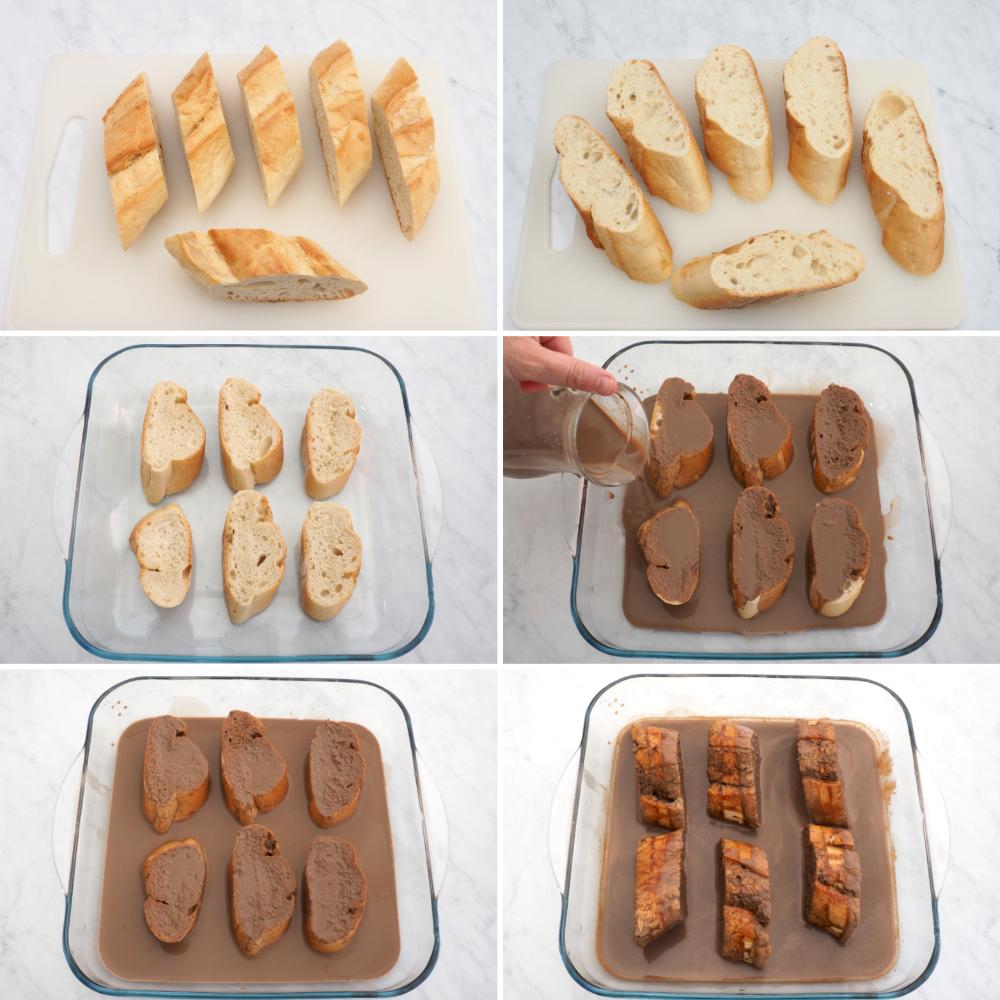 Torrijas de chocolate - Paso 2