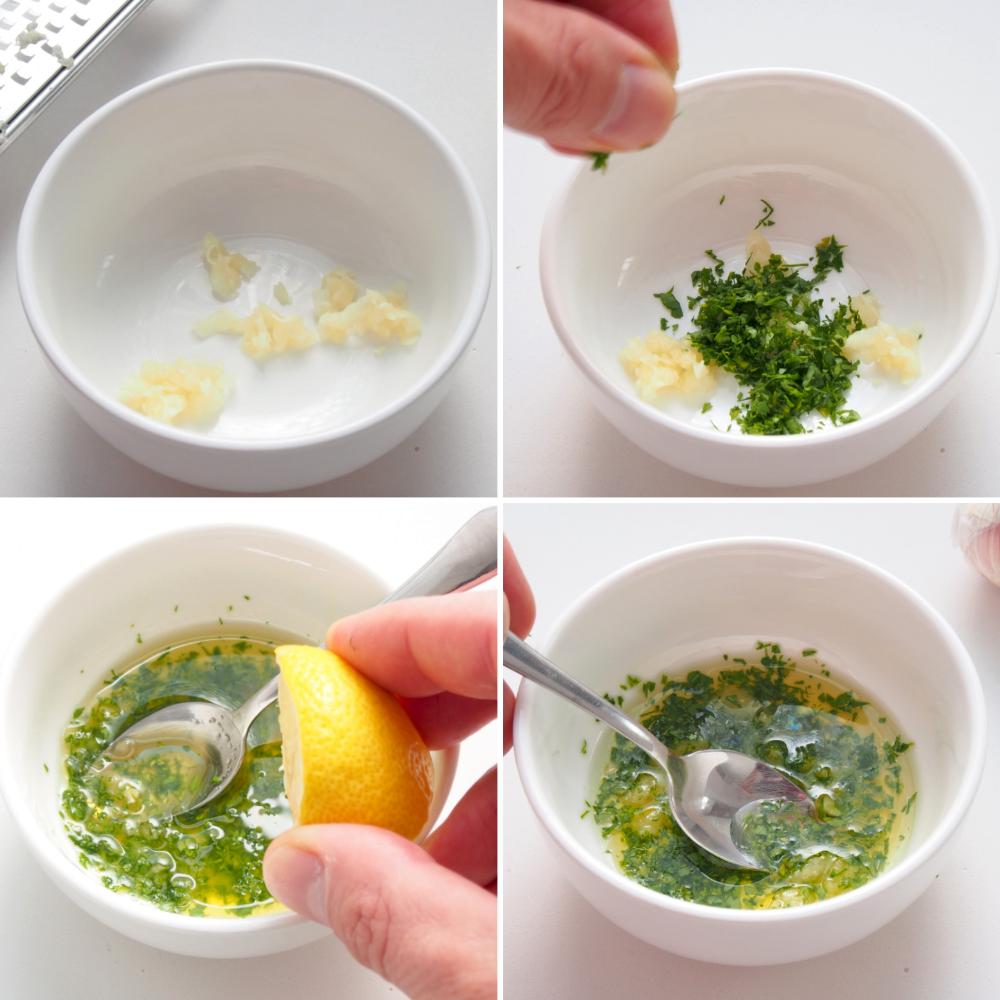 Brochetas de pulpo y langostinos - Paso 3