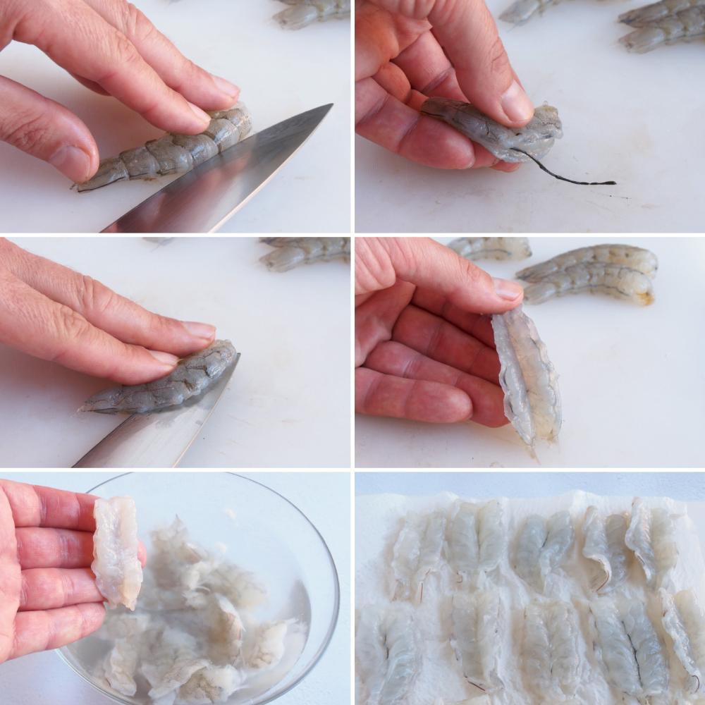 Ensalada templada de setas y langostinos - Paso 2