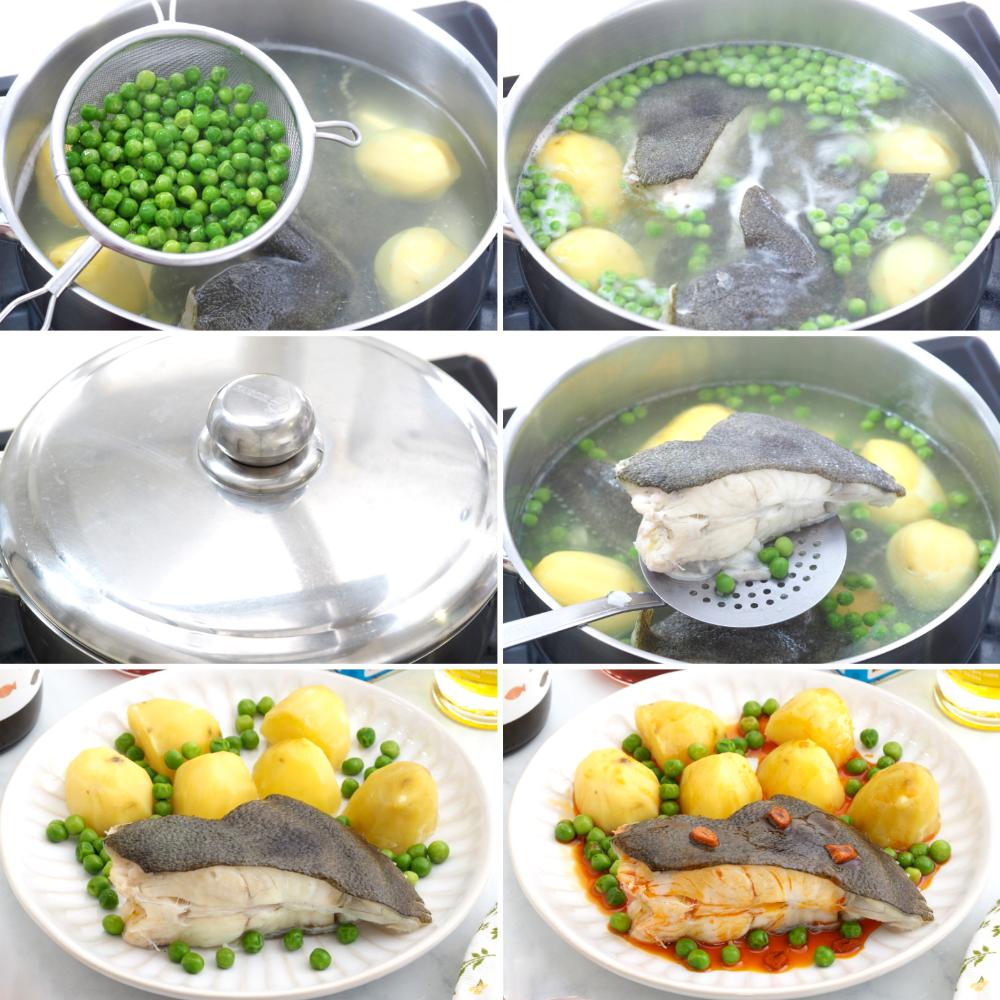 Rodaballo a la gallega - Paso 6