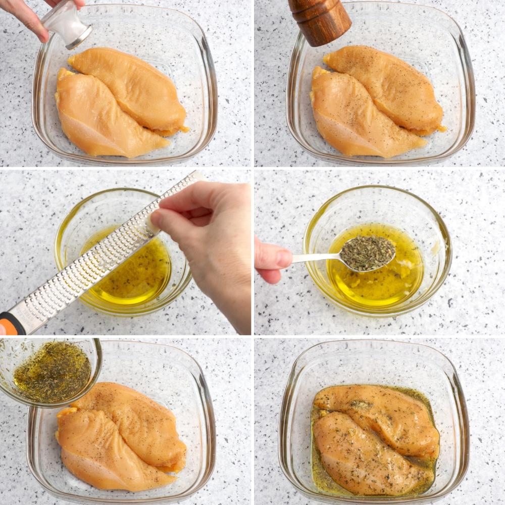 Pollo a las finas hierbas - Paso 1