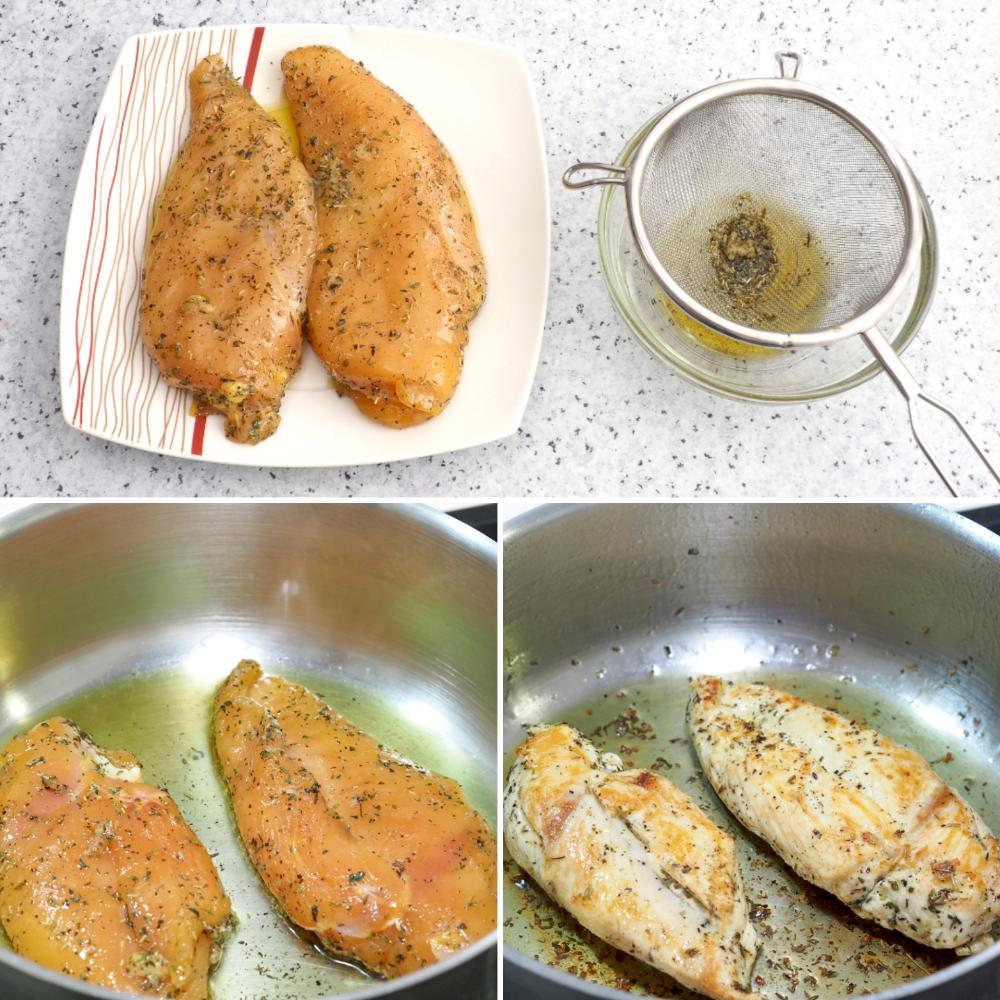 Pollo a las finas hierbas - Paso 2