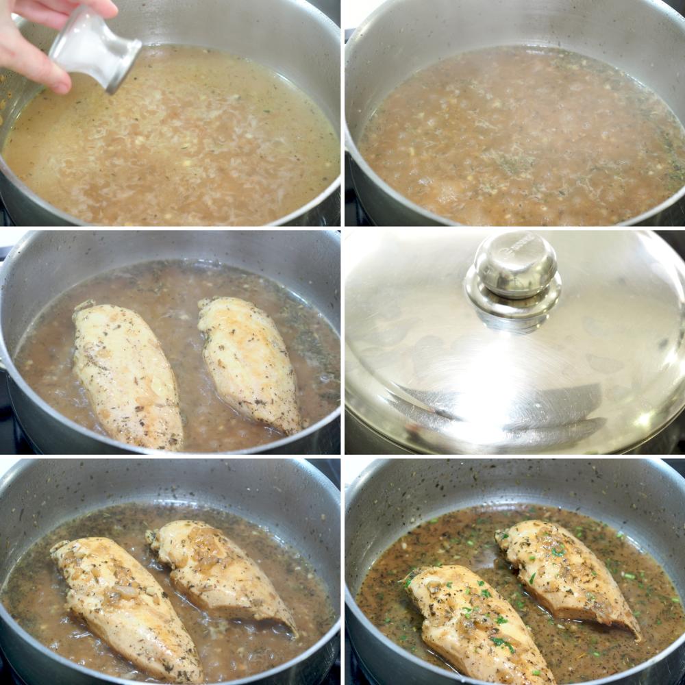 Pollo a las finas hierbas - Paso 5