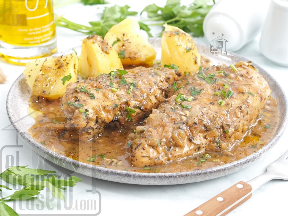 Pollo a las finas hierbas