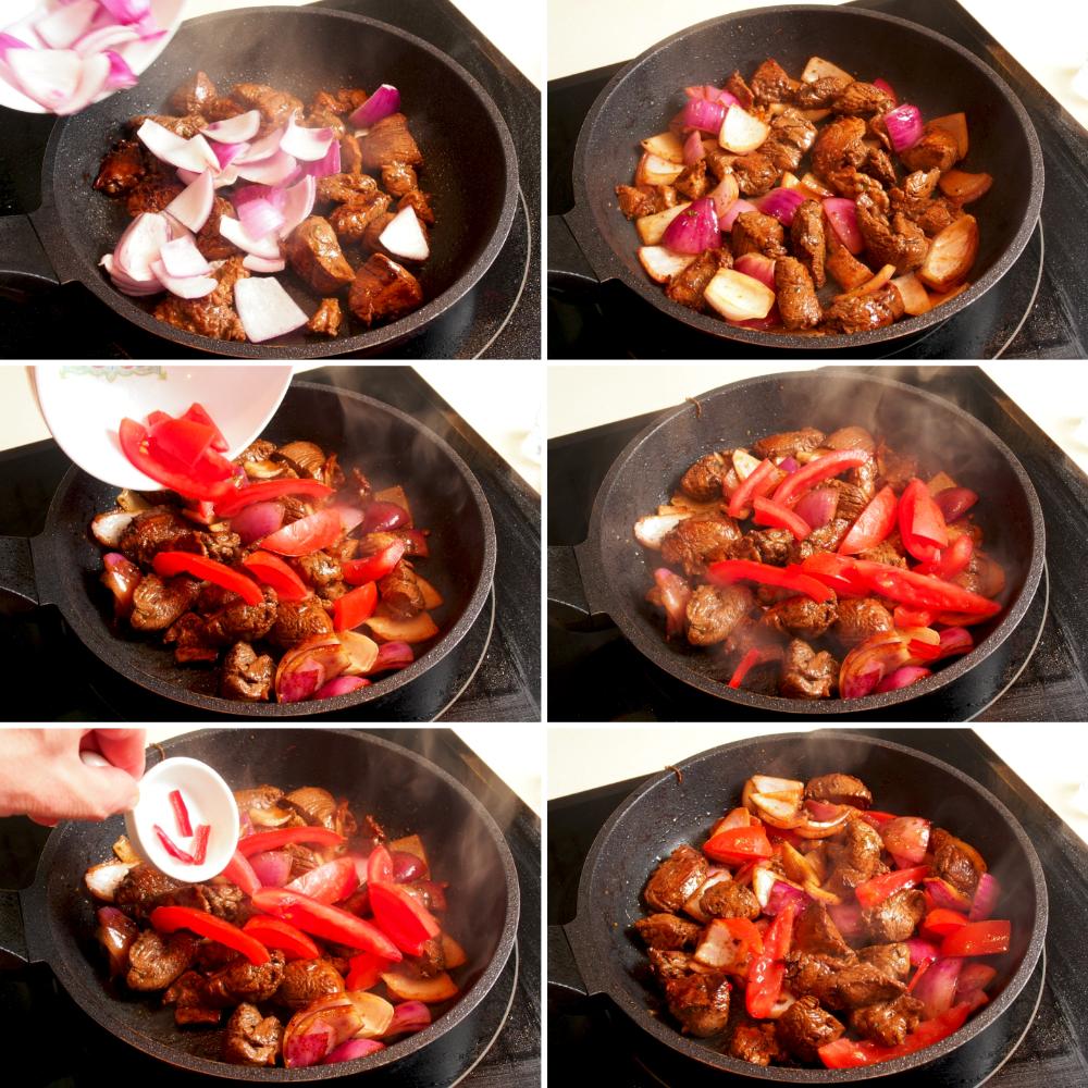 Lomo saltado - Paso 9