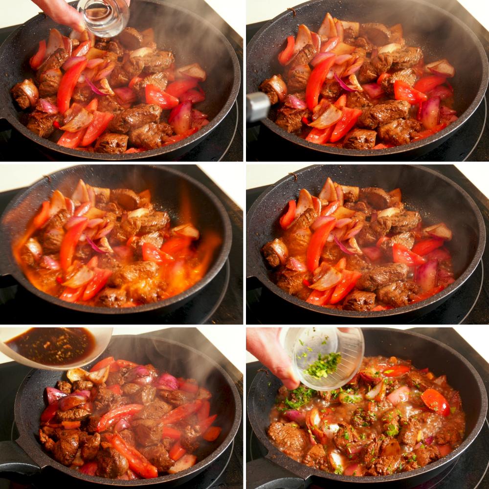 Lomo saltado - Paso 10