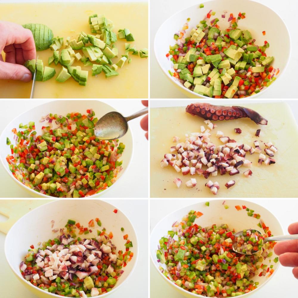 Ensalada de pulpo - Paso 4