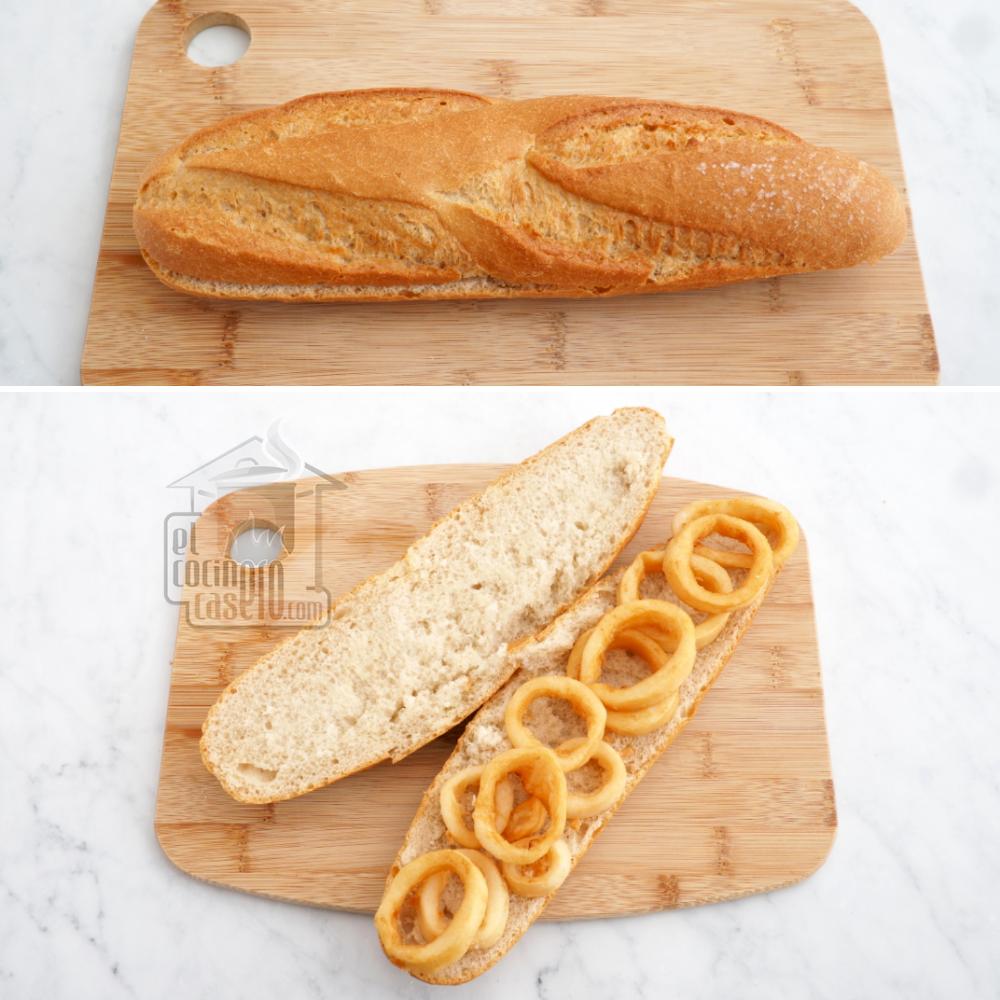 Bocadillo de calamares - Paso 4