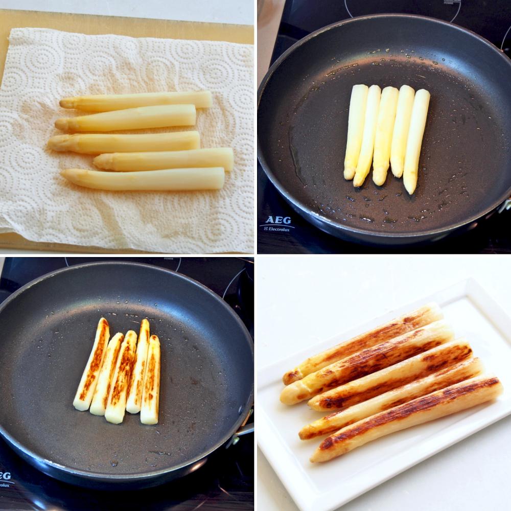 Espárragos blancos gratinados  - Paso 2