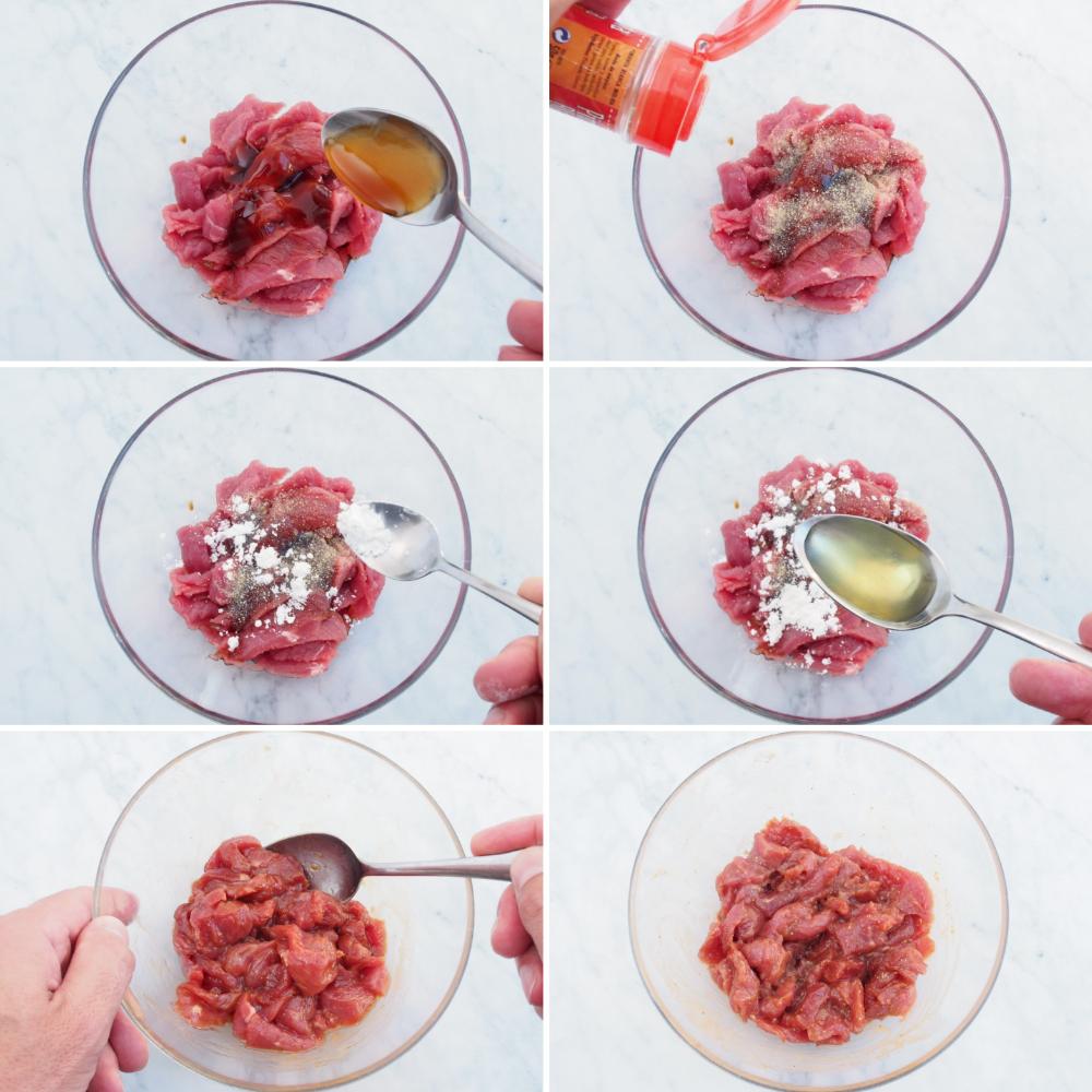 Chop suey de ternera - Paso 2