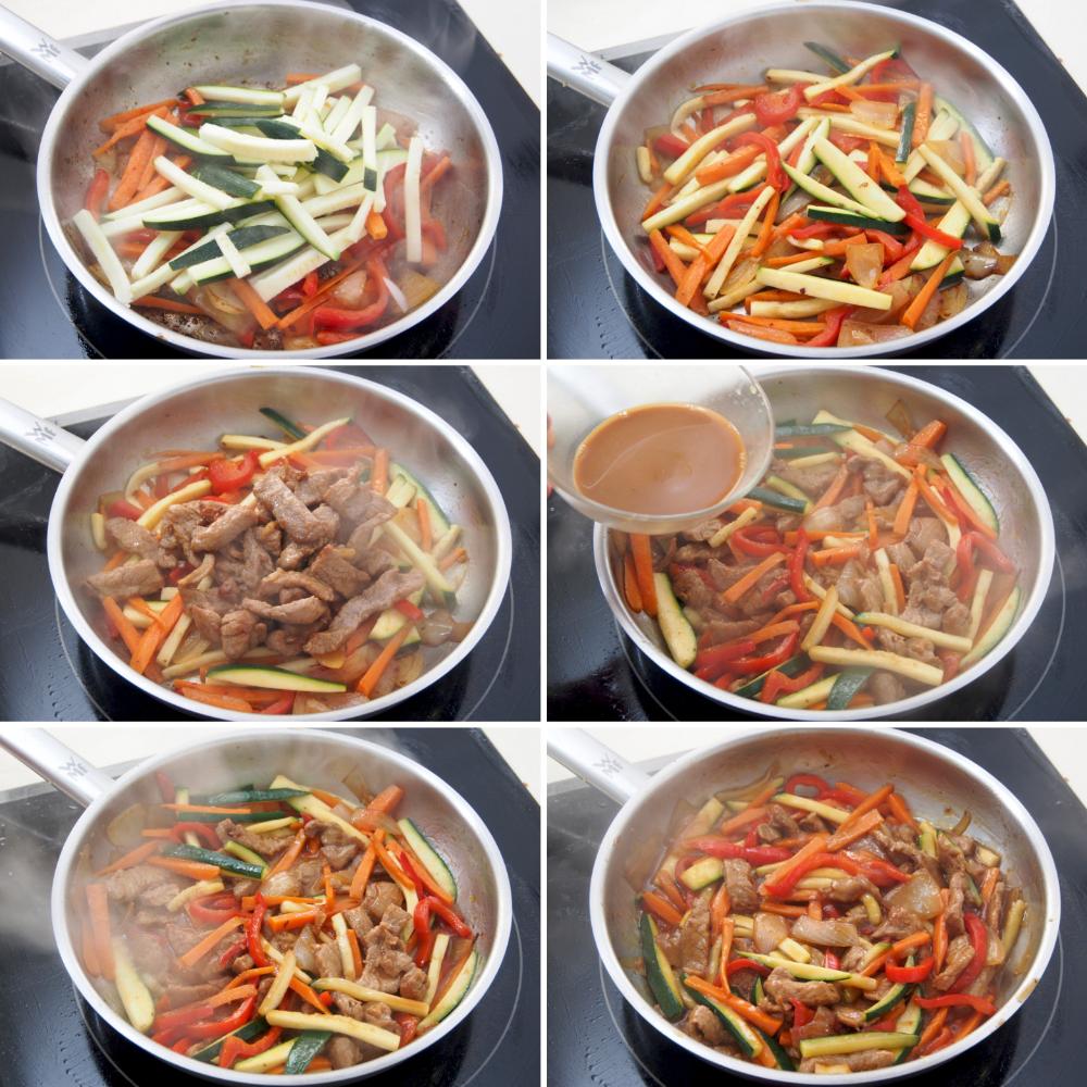 Chop suey de ternera - Paso 7